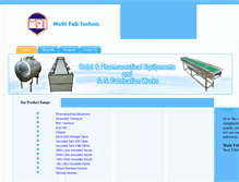 Tablet Screenshot of multifabtechnic.com